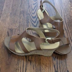 Franco Sarto Colletta cork wedge sandal
